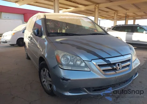 2005 Honda Odyssey Ex-L z USA, uszkodzony, nr VIN 5FNRL38625B095792